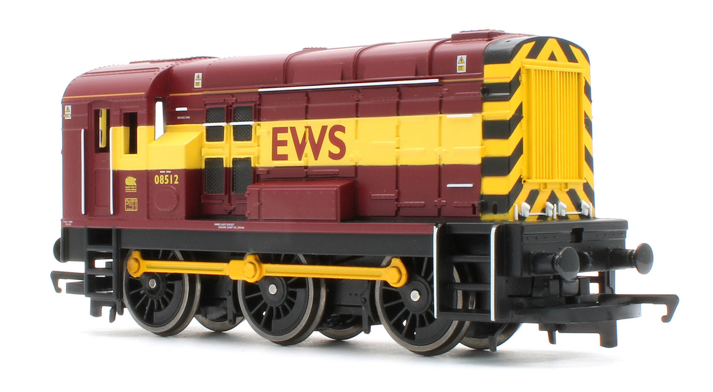 RailRoad EWS Class 08 No.08512 Diesel Locomotive - DCC Sound
