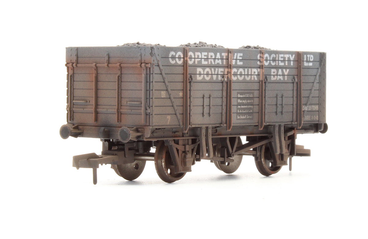 B907 Pre-Owned 9 Plank Wagon 'Co-Operative Society' No.7 - Custom Weathered