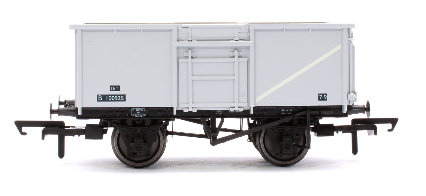 BR 16T Mineral - 1/108 - BR Freight Grey (Original text on black panels) Triple Pack - Pack C