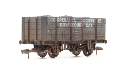 B907 Pre-Owned 9 Plank Wagon 'Co-Operative Society' No.7 - Custom Weathered