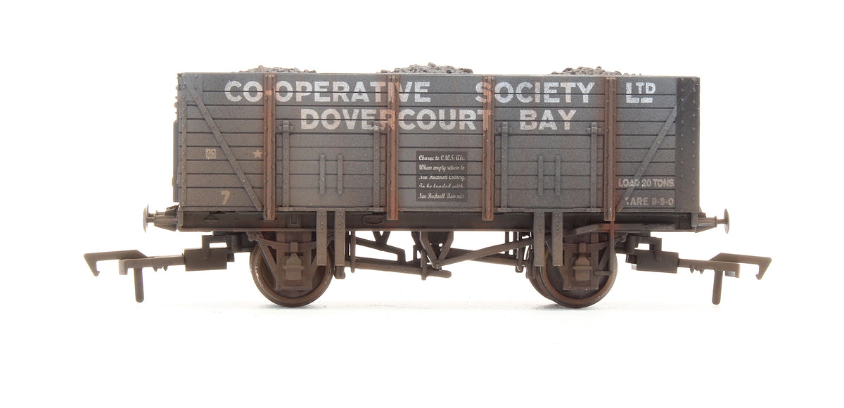 B907 Pre-Owned 9 Plank Wagon 'Co-Operative Society' No.7 - Custom Weathered