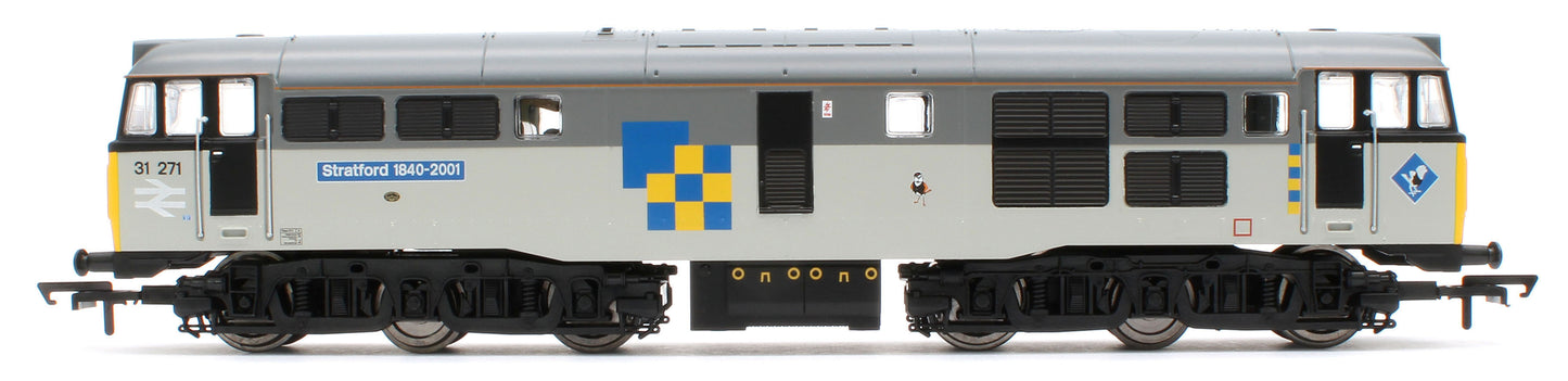R30439TXS RailRoad Class 31 TFL Construction '31271' Stratford Diesel Locomotive - DCC Sound