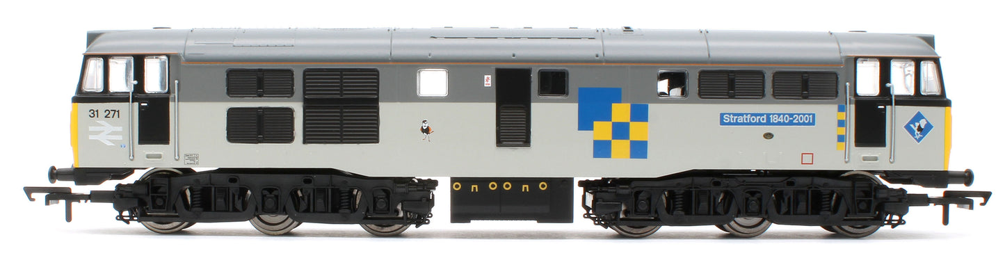 R30439TXS RailRoad Class 31 TFL Construction '31271' Stratford Diesel Locomotive - DCC Sound
