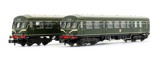 371-508SF Pre-Owned Class 101 2-Car DMU BR Green (Speed Whiskers) (DCC Sound Fitted)