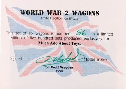 Pre-Owned World War 2 Set of 6 Wagons - Limited Edition