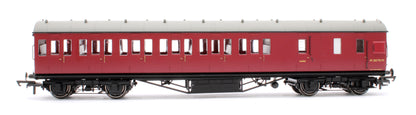 Pre-Owned Non-Corridor Third Class Brake Coach BR Crimson (Ex-LMS) No.M20770M