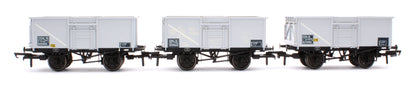 BR 16T Mineral - 1/108 - BR Freight Grey (Pre-TOPS COAL 16) Triple Pack - Pack E