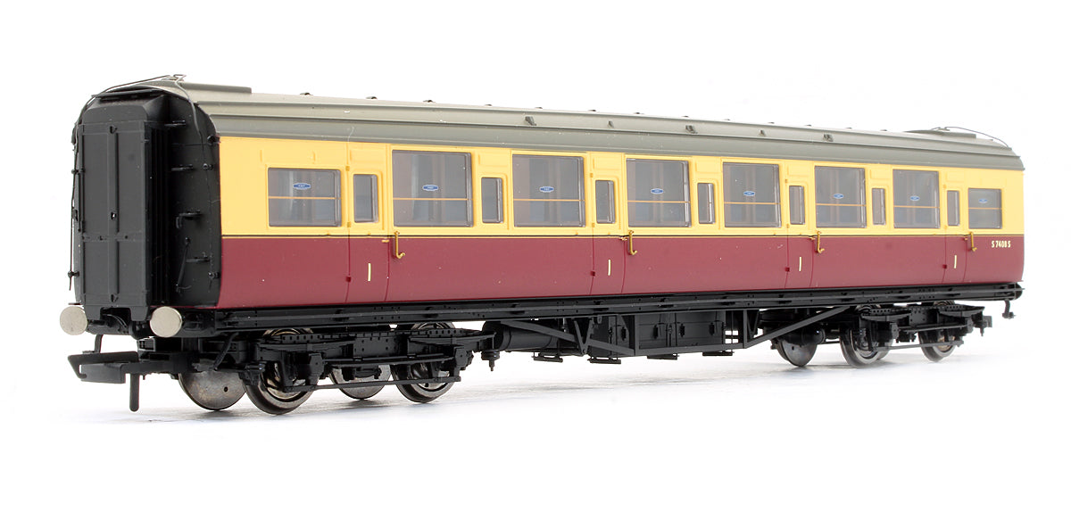 Pre-Owned BR Crimson & Cream Maunsell Corridor 1st Class Coach 'S7408S'
