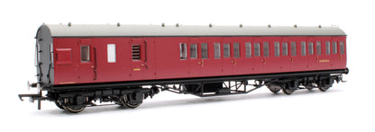Pre-Owned Non-Corridor Third Class Brake Coach BR Crimson (Ex-LMS) No.M20770M