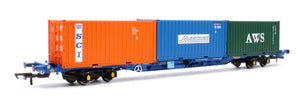 Pre-Owned Touax KFA Container Wagon No.93426 with 3 x 20' Containers