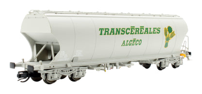 Pre-Owned HN9758 Set Of 2 SNCF 4-Axle Silo Wagons "Transcéréales Algeco"