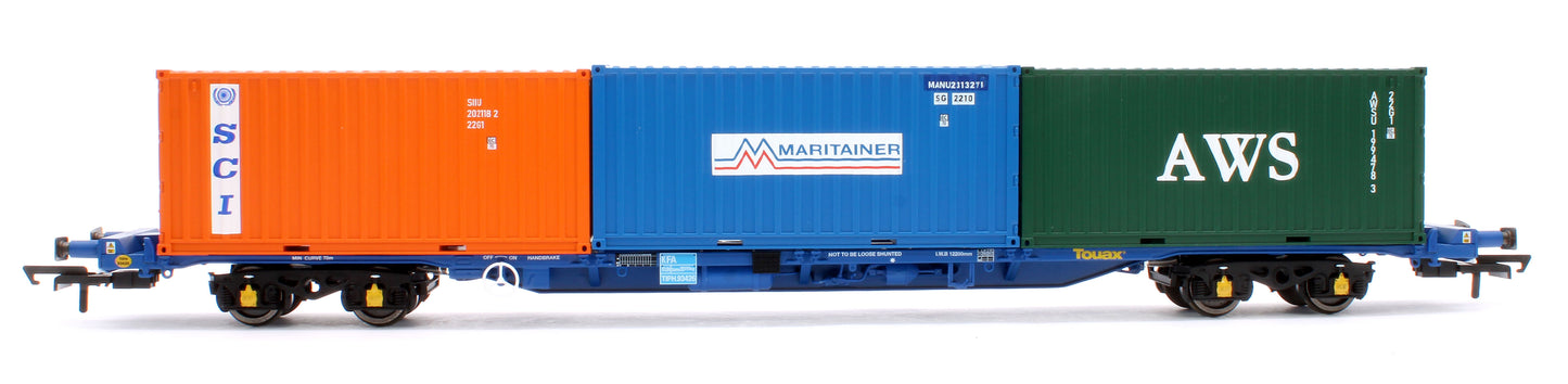 Pre-Owned Touax KFA Container Wagon No.93426 with 3 x 20' Containers