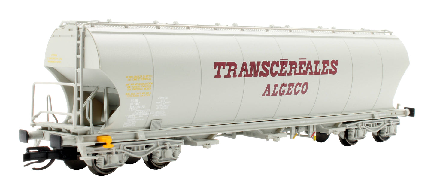 Pre-Owned HN9758 Set Of 2 SNCF 4-Axle Silo Wagons "Transcéréales Algeco"