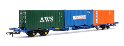 Pre-Owned Touax KFA Container Wagon No.93426 with 3 x 20' Containers