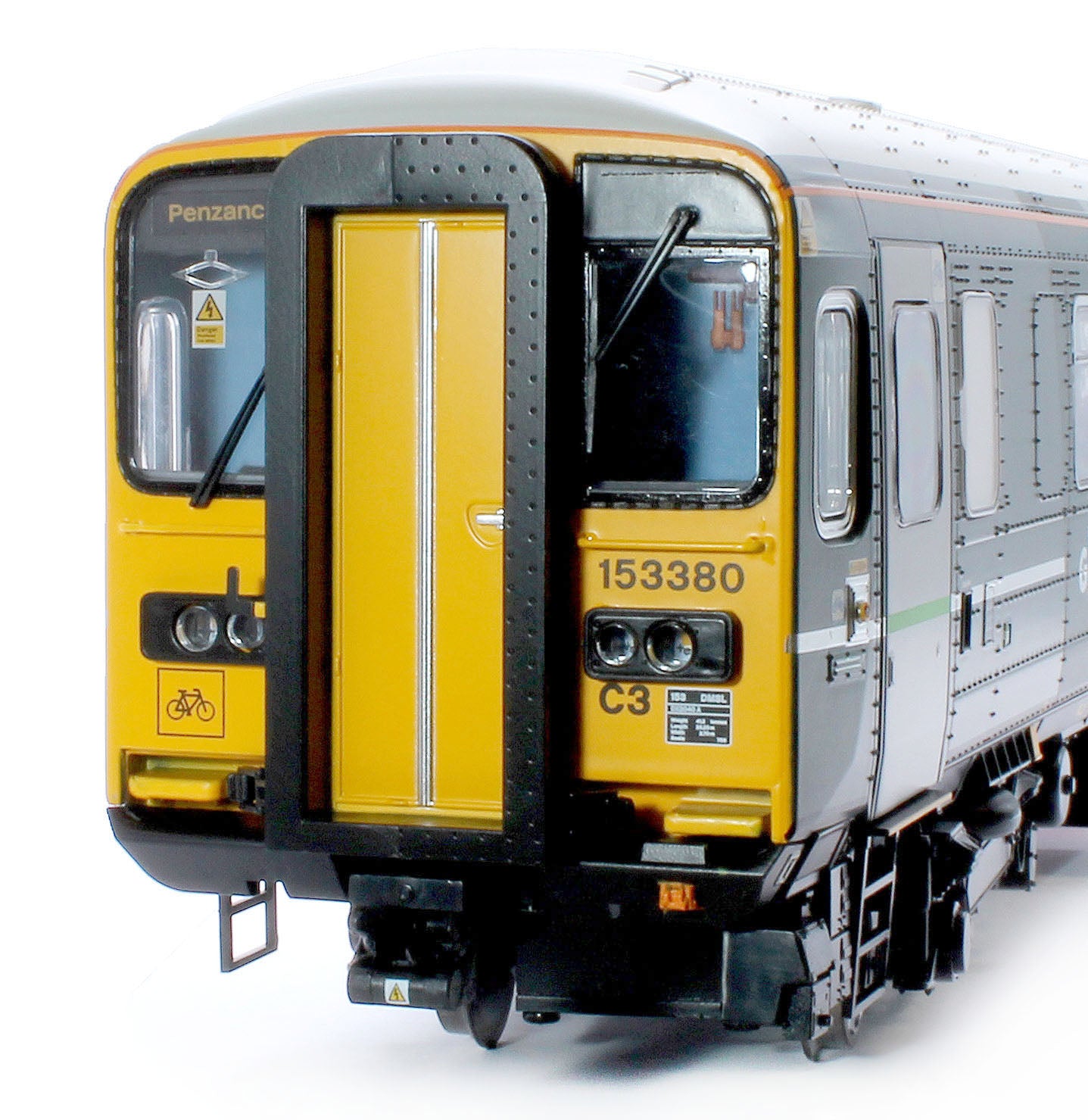 Class 153 GWR Green 153380 Diesel Locomotive - DCC Sound