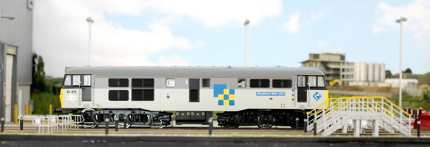 R30439TXS RailRoad Class 31 TFL Construction '31271' Stratford Diesel Locomotive - DCC Sound