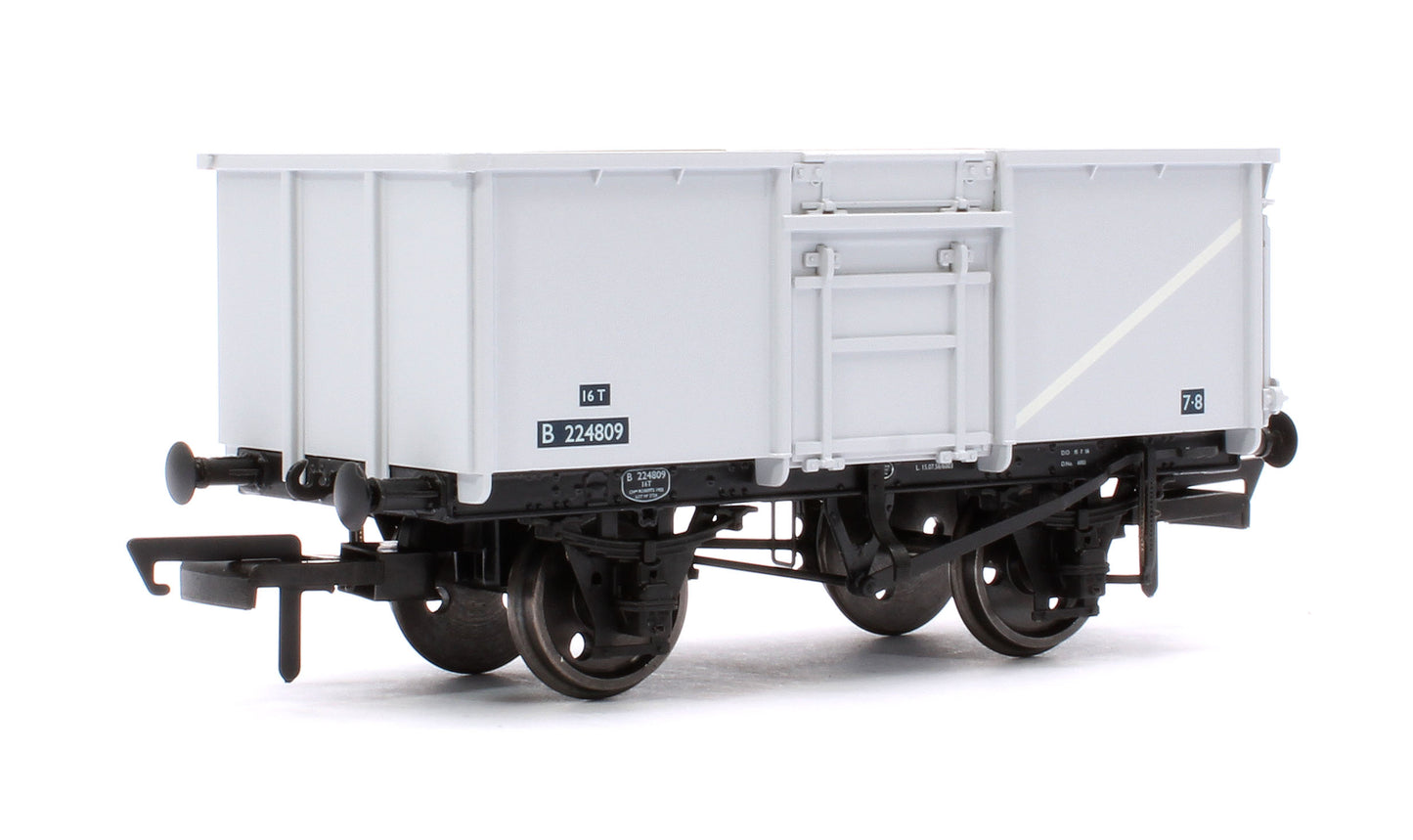 BR 16T Mineral - 1/108 - BR Freight Grey (Original text on black panels) Triple Pack - Pack A