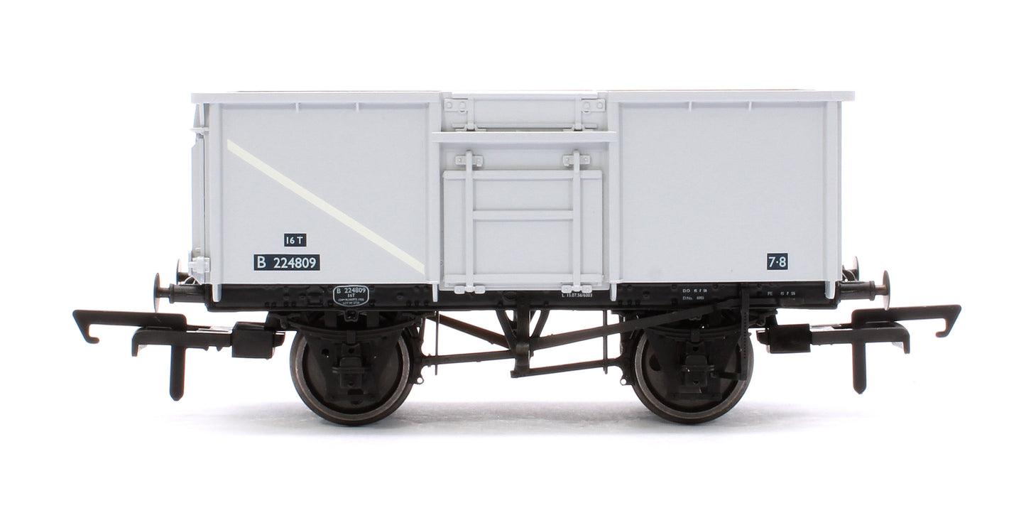 BR 16T Mineral - 1/108 - BR Freight Grey (Original text on black panels) Triple Pack - Pack A