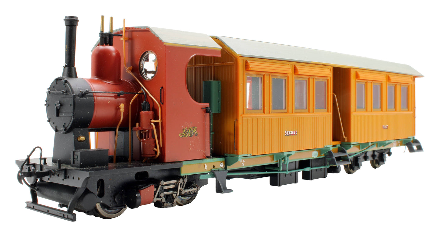 Pre-Owned IOS-CP2 Coffee Pot No.2 Steam Locomotive & Coach - DCC Sound