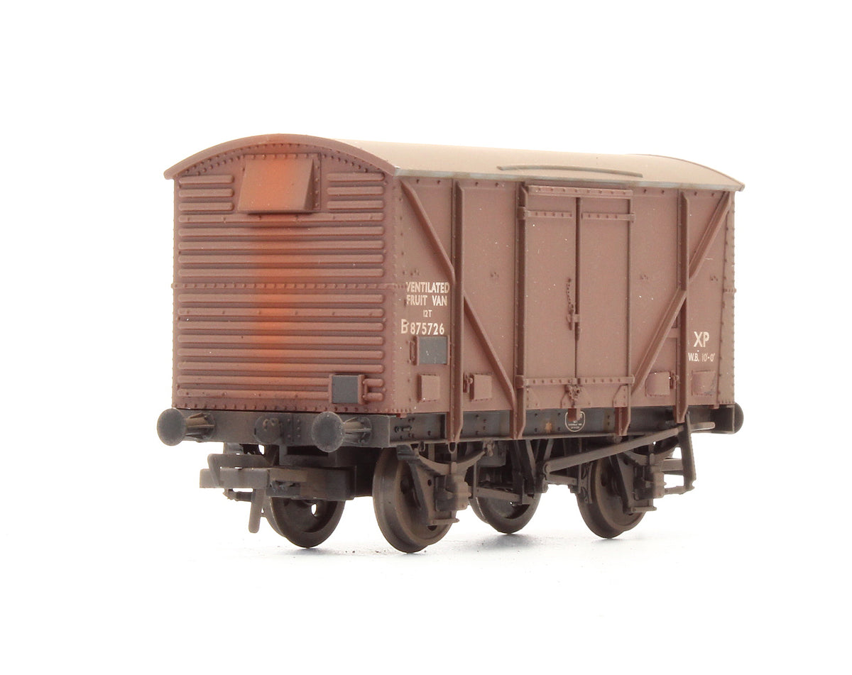 Pre-Owned 12 Ton BR Plywood Fruit Van Bauxite - Early 'B875726' - Custom Weathered