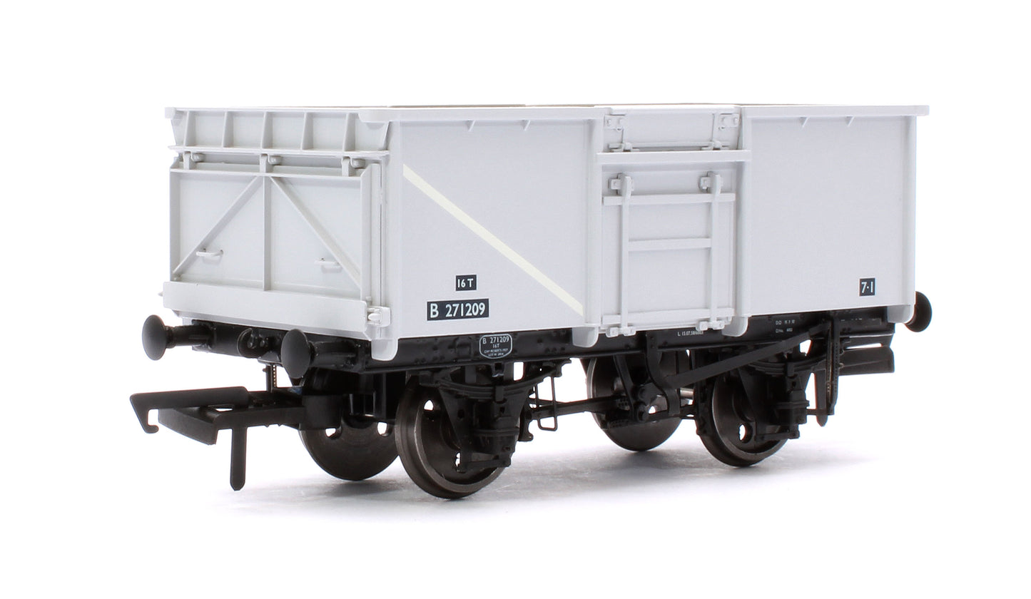 BR 16T Mineral - 1/108 - BR Freight Grey (Original text on black panels) Triple Pack - Pack A