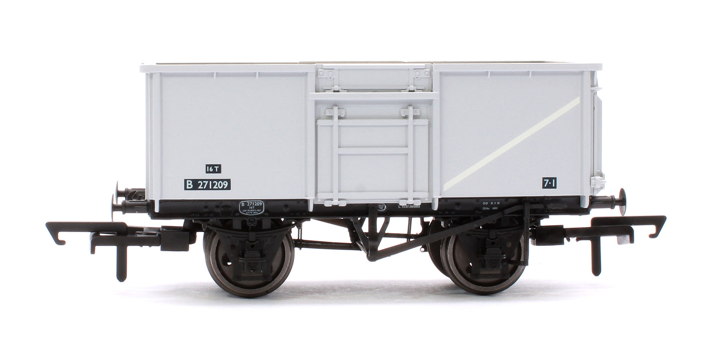 BR 16T Mineral - 1/108 - BR Freight Grey (Original text on black panels) Triple Pack - Pack A