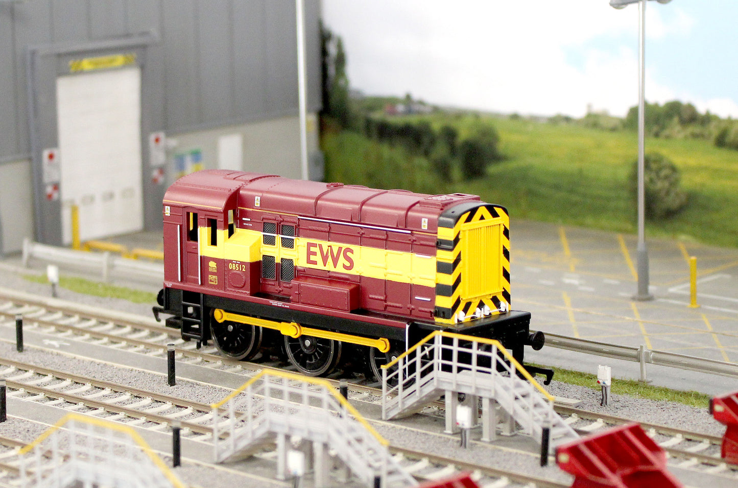 RailRoad EWS Class 08 No.08512 Diesel Locomotive - DCC Sound