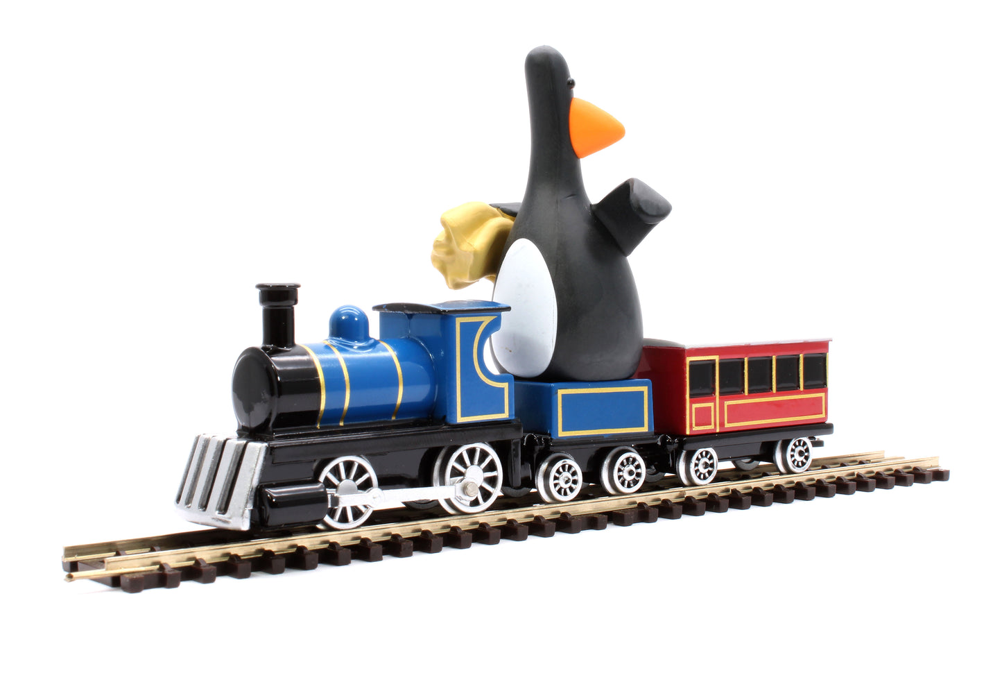 Wallace & Gromit - The Wrong Trousers - Feathers McGraw & Locomotive