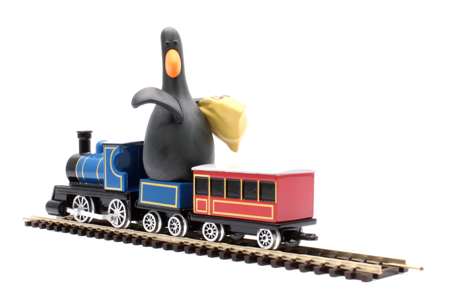 Wallace & Gromit - The Wrong Trousers - Feathers McGraw & Locomotive