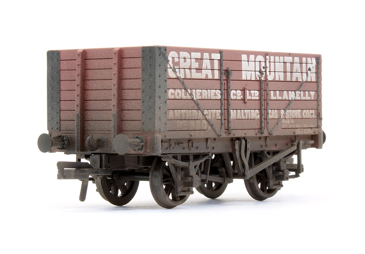 Pre-Owned 8 Plank End Door Wagon 'Great Mountain Collieries' - Custom Weathered