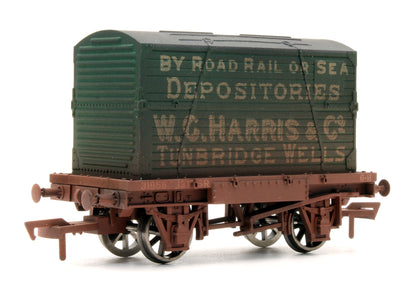 Pre-Owned 4F-037-101 W.G.Harris & Co Conflat Wagon & Container No.31955 (Weathered)