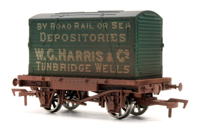 Pre-Owned 4F-037-101 W.G.Harris & Co Conflat Wagon & Container No.31955 (Weathered)