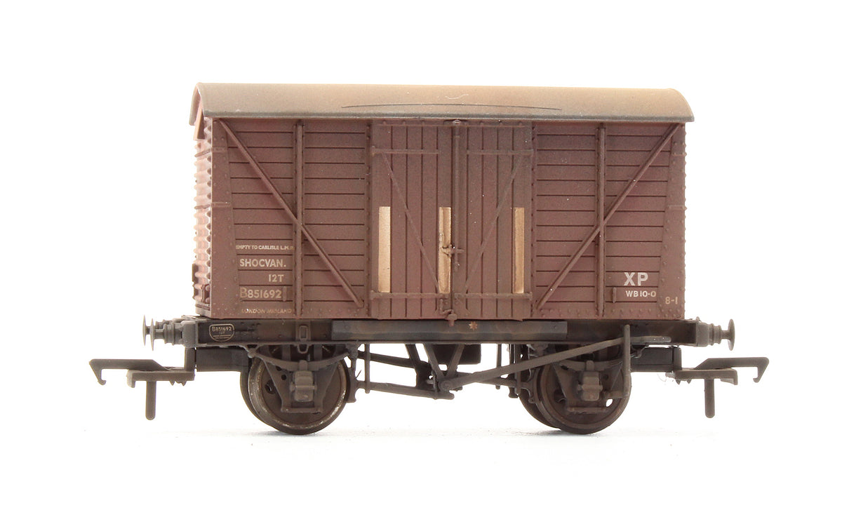 Pre-Owned 12 Ton Corrugated End Shock Absorbing Van BR Brown - Custom Weathered