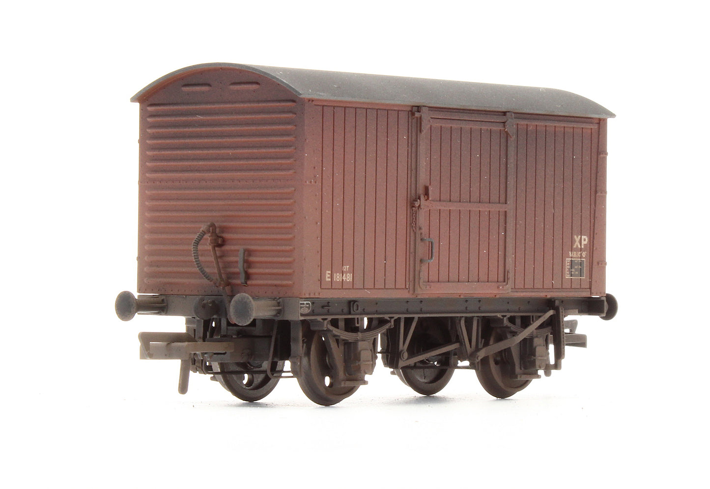 Pre-Owned 12 Ton Non-Ventilated Van BR Bauxite (Late) 'E 181481' - Custom Weathered