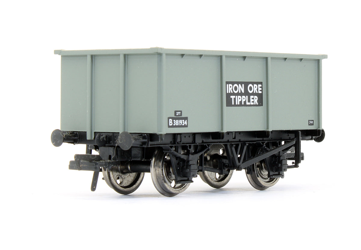 Pre-Owned 27T Steel Tippler Wagon Iron Ore BR Grey