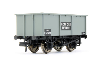 Pre-Owned 27T Steel Tippler Wagon Iron Ore BR Grey