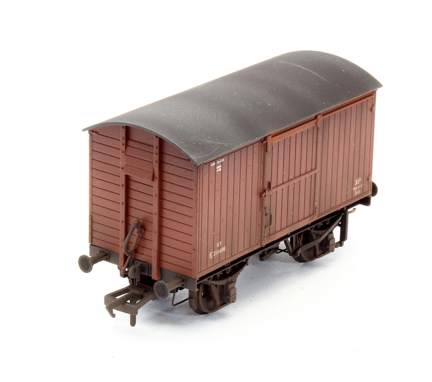 Pre-Owned 12 Ton Ventilated Van BR Bauxite - Early 'E 236698 - Custom Weathered