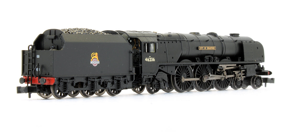 Pre-Owned Princess Coronation Class 46236 'City Of Bradford' BR Black Early Emblem Steam Locomotive