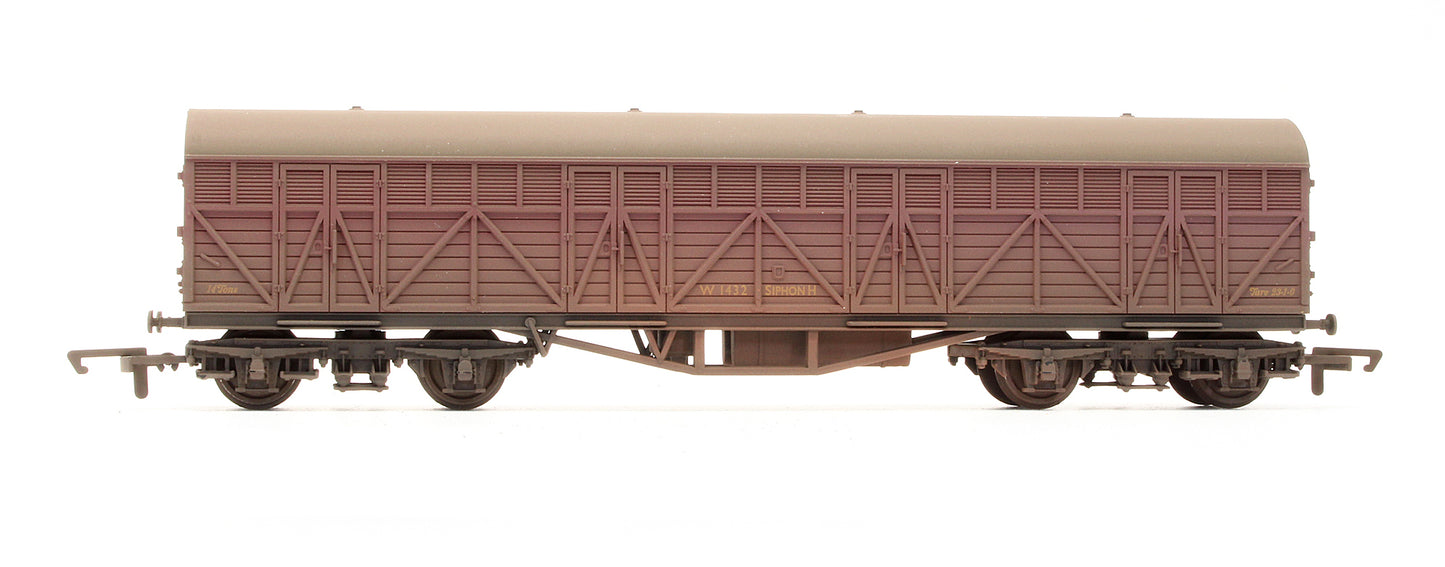 Pre-Owned BR Siphon H Bogie Wagon 'W1432' - Custom Weathered