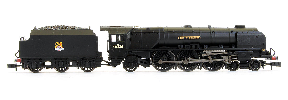 Pre-Owned Princess Coronation Class 46236 'City Of Bradford' BR Black Early Emblem Steam Locomotive