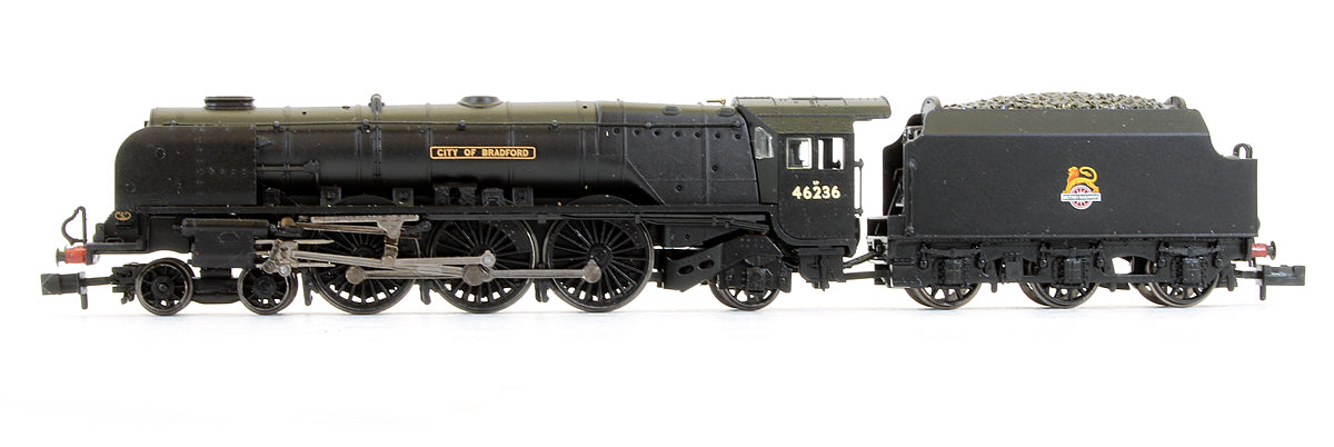 Pre-Owned Princess Coronation Class 46236 'City Of Bradford' BR Black Early Emblem Steam Locomotive
