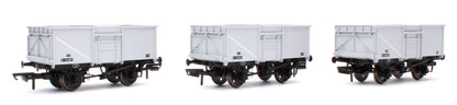 BR 16T Mineral - 1/108 - BR Freight Grey (Original text on black panels) Triple Pack - Pack B