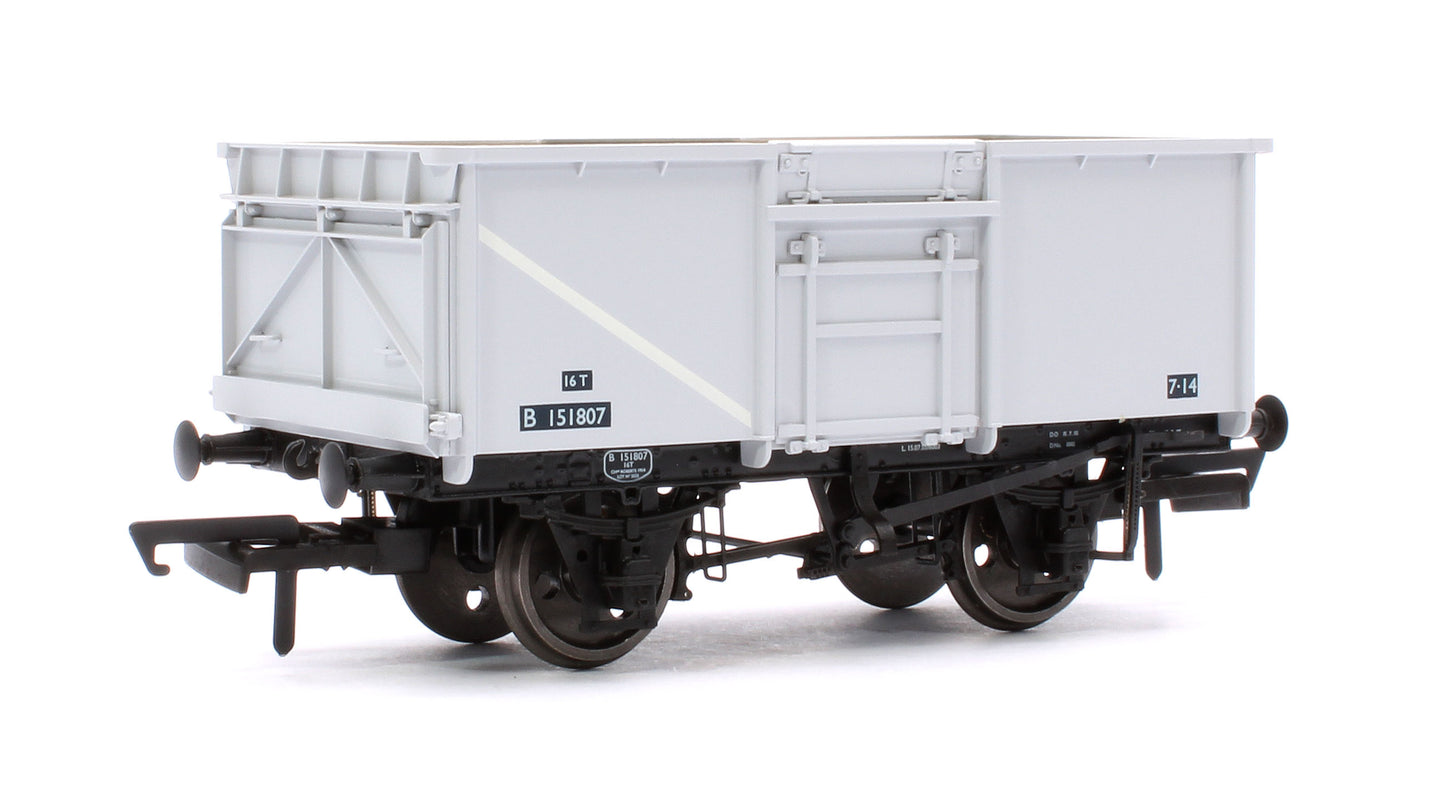 BR 16T Mineral - 1/108 - BR Freight Grey (Original text on black panels) Triple Pack - Pack B