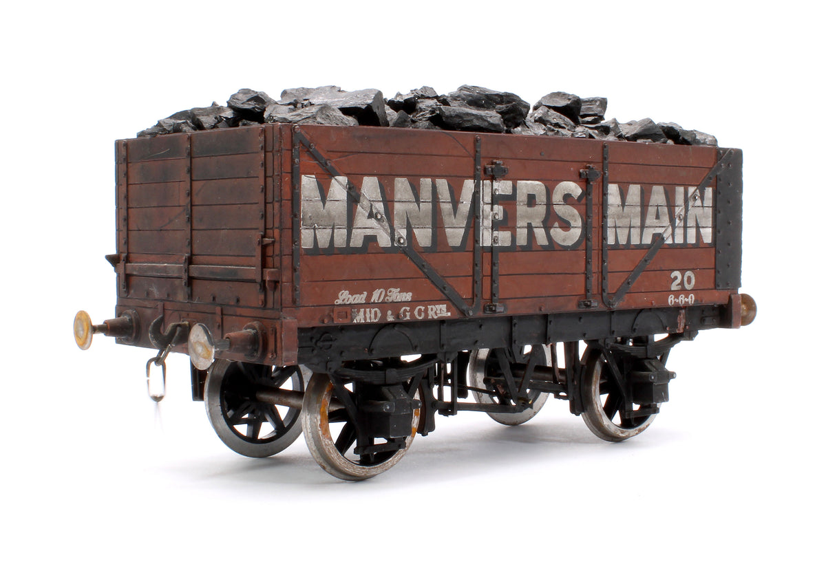 Pre-Owned Kit Built 7 Plank Wagon 'Manversmain' No.20 (Unboxed) - Weathered