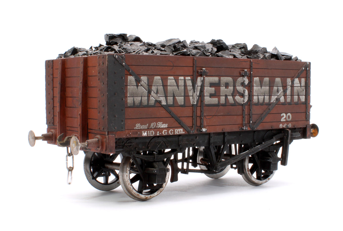 Pre-Owned Kit Built 7 Plank Wagon 'Manversmain' No.20 (Unboxed) - Weathered