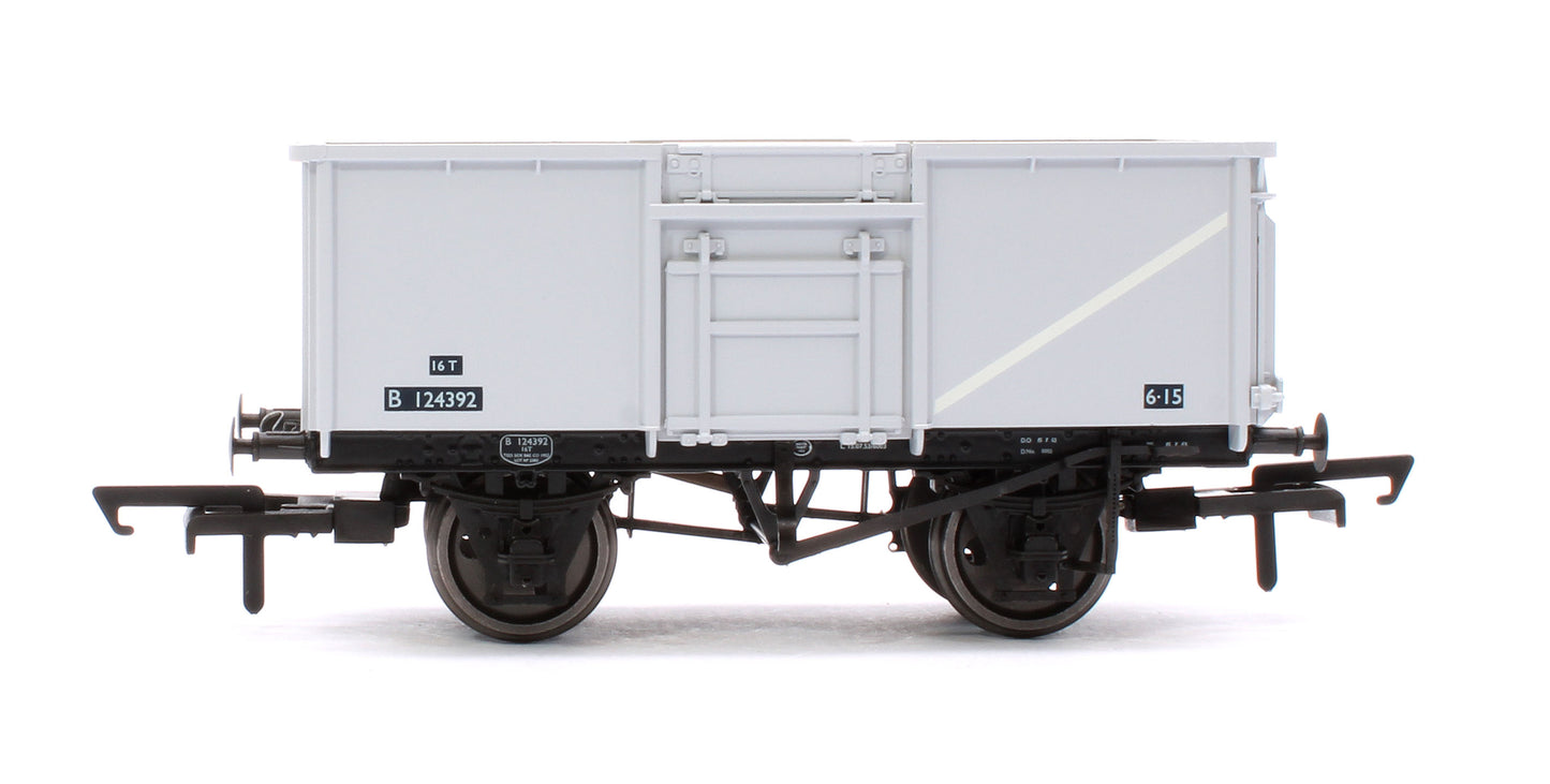 BR 16T Mineral - 1/108 - BR Freight Grey (Original text on black panels) Triple Pack - Pack B