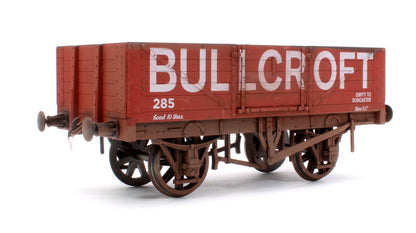 Pre-Owned Kit Built 5 Plank Wagon 'Bullcroft' No.285 (Unboxed) - Weathered