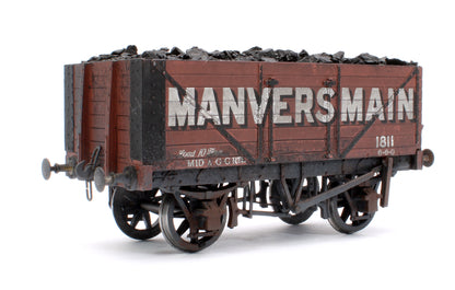 Pre-Owned Kit Built 7 Plank Wagon 'Manversmain' No.1811 (Unboxed) - Weathered
