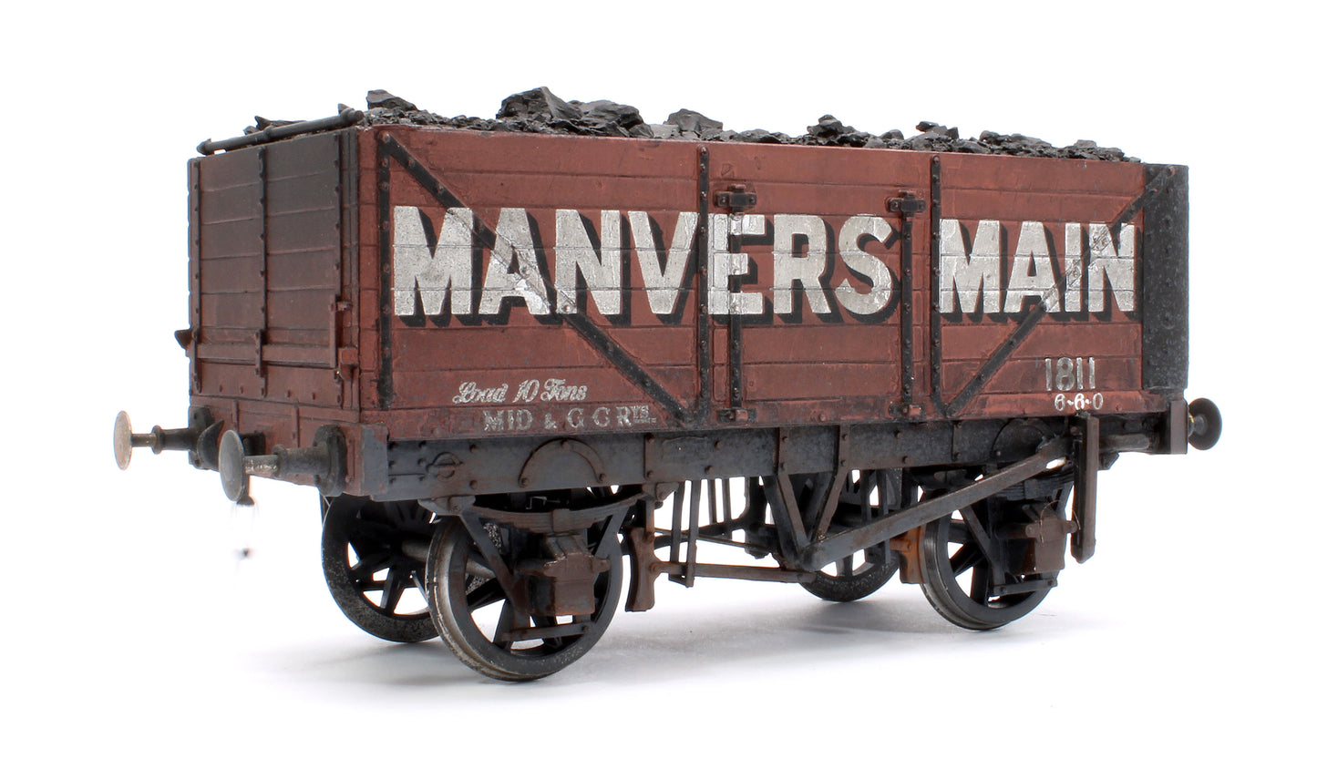 Pre-Owned Kit Built 7 Plank Wagon 'Manversmain' No.1811 (Unboxed) - Weathered