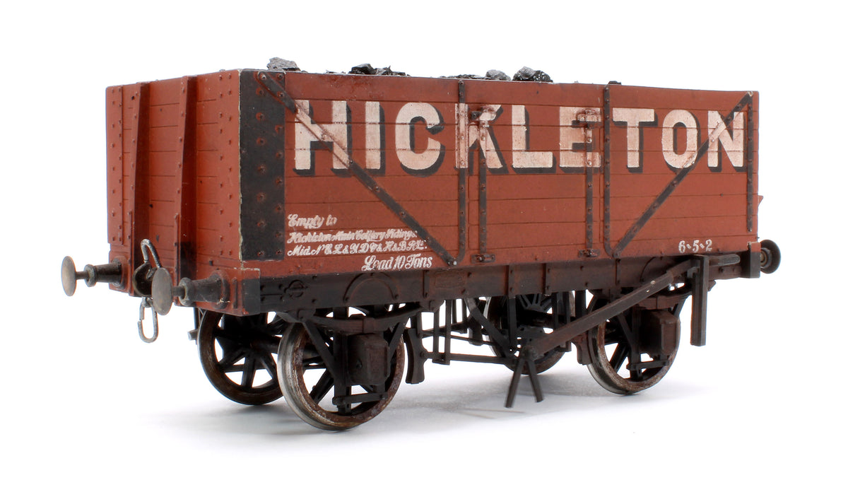 Pre-Owned Kit Built 7 Plank Wagon 'Hickleton' Unnumbered (Unboxed) - Weathered